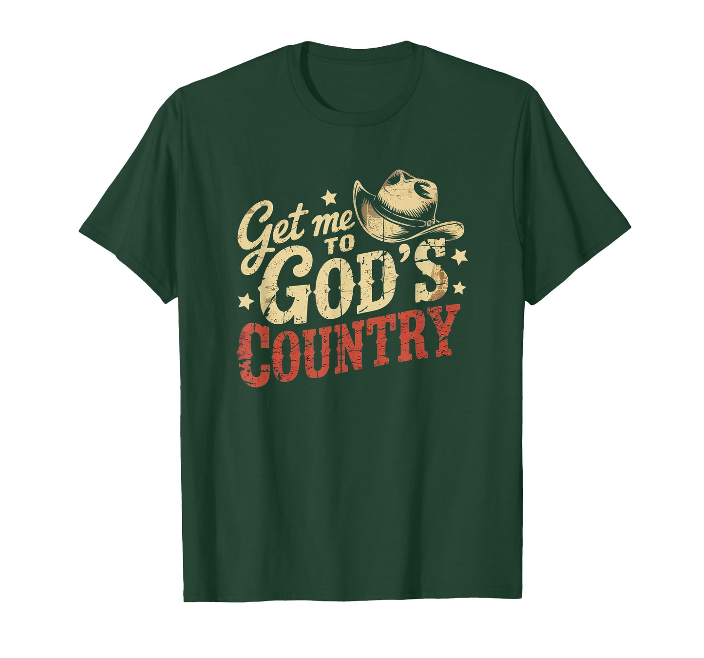 Get Me To God’s Country Retro Faith T-Shirt