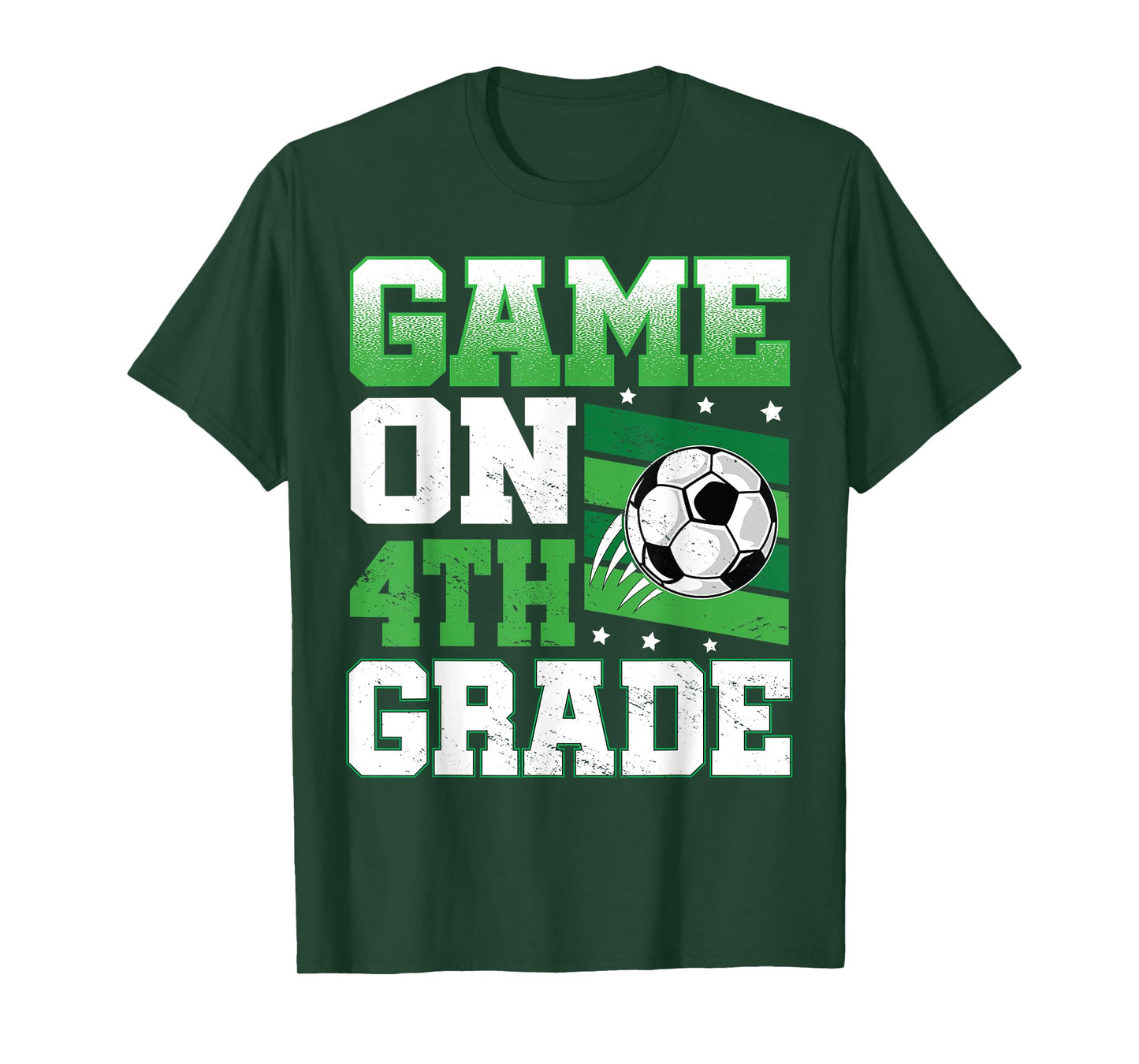 Soccer Game On 4th Grade Back To School Cute Sports Boys T-Shirt