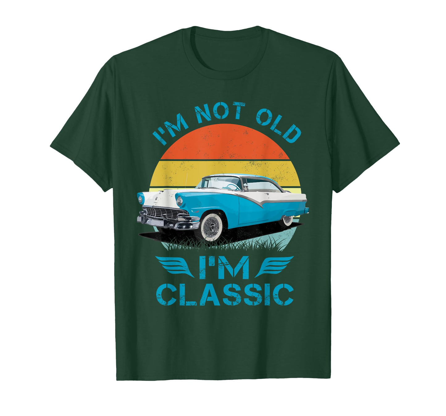 1956 56 fairlane, im not old im classic classic car T-Shirt