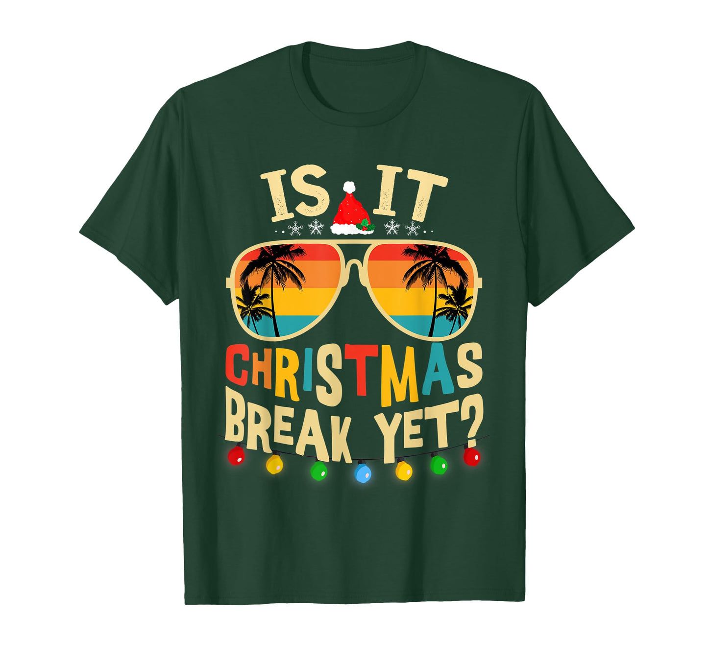 Is it Christmas Break Yet Christmas For Teacher Women T-Shirt
