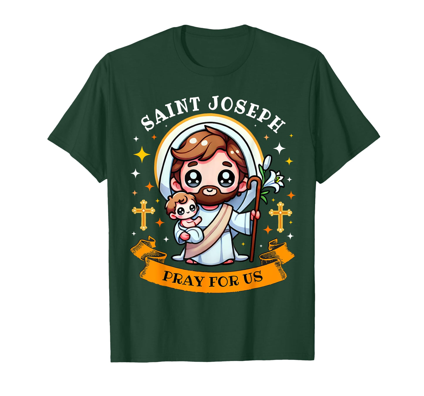 St Joseph Pray for Us Catholic Church for kids Toddler T-Shirt