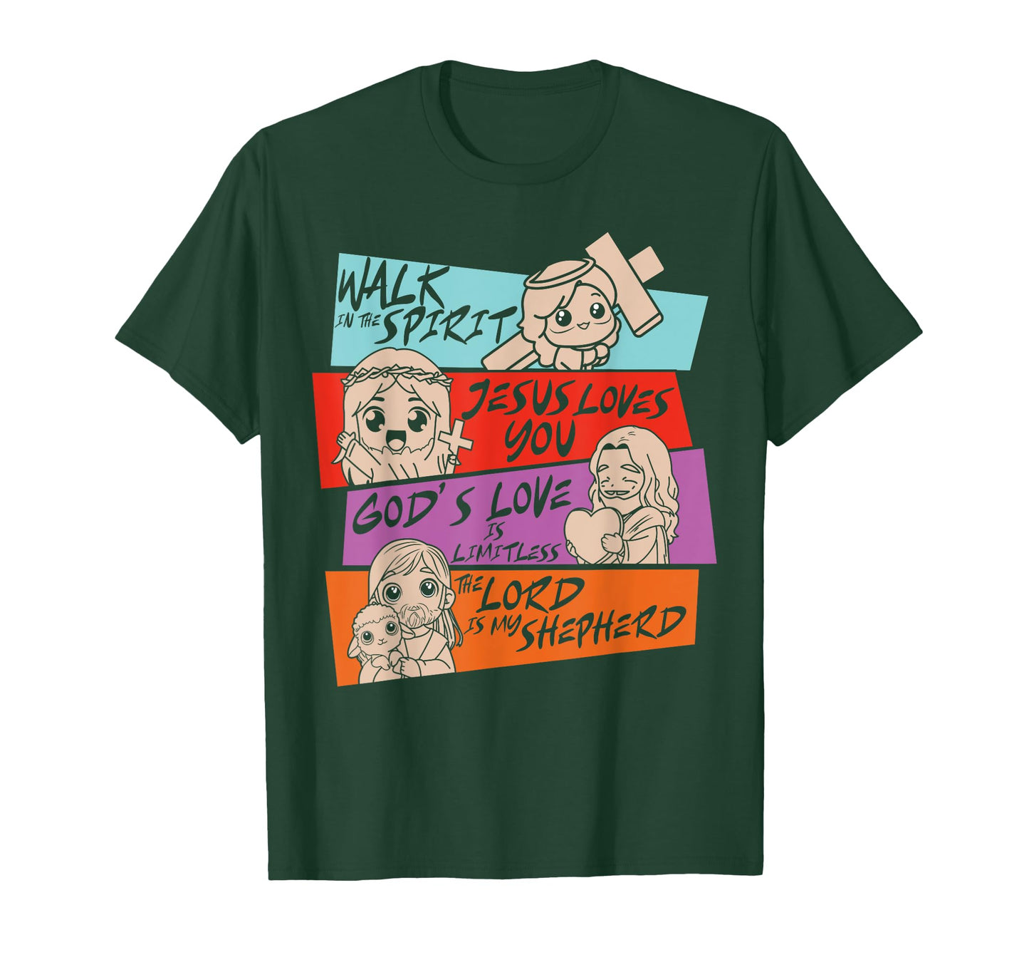 Faith Jesus Bible God Christian Worship Religion Gift T-Shirt