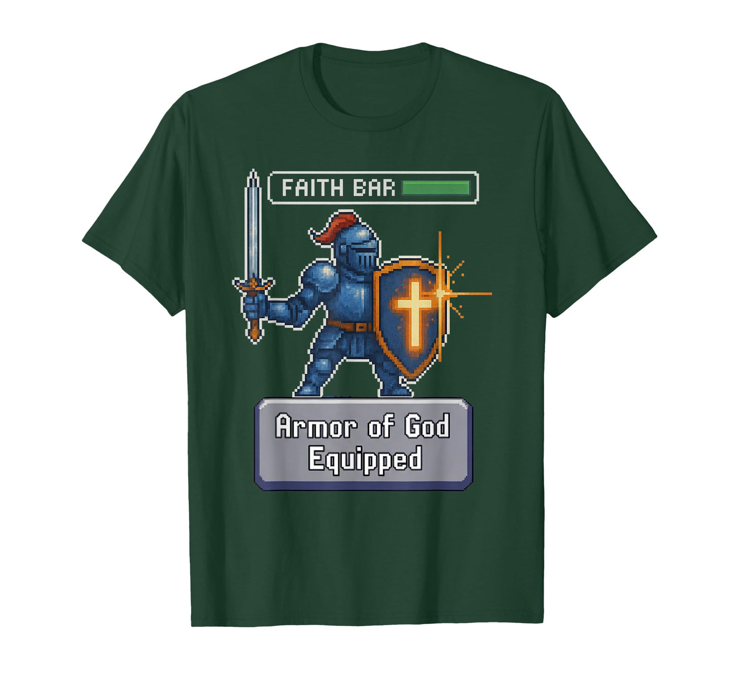 Player 1 Faith Mode On Christian Gamer Verse T-Shirt