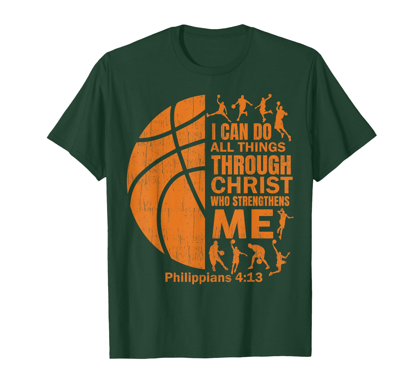 Men Basketball t Shirt Christian Christ Bible Verse Boy Kid T-Shirt
