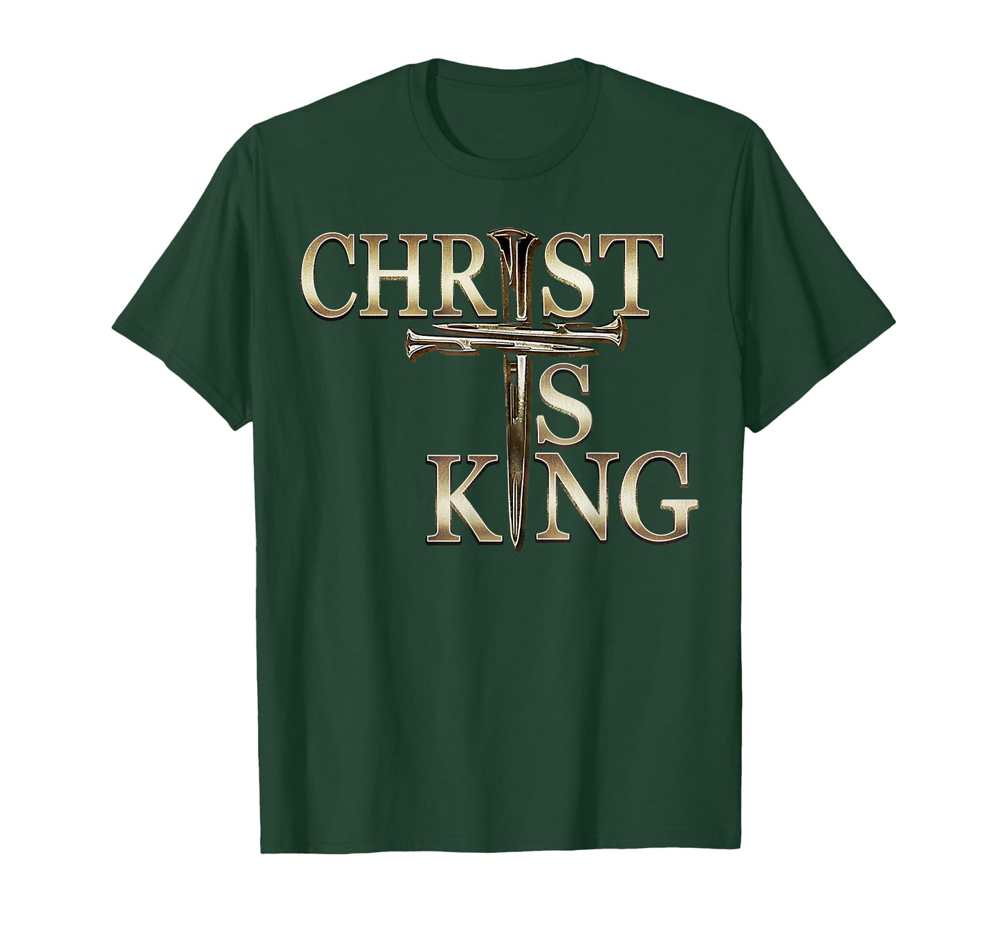 God Jesus Christ is King Bible Verse Religious Christian T-Shirt