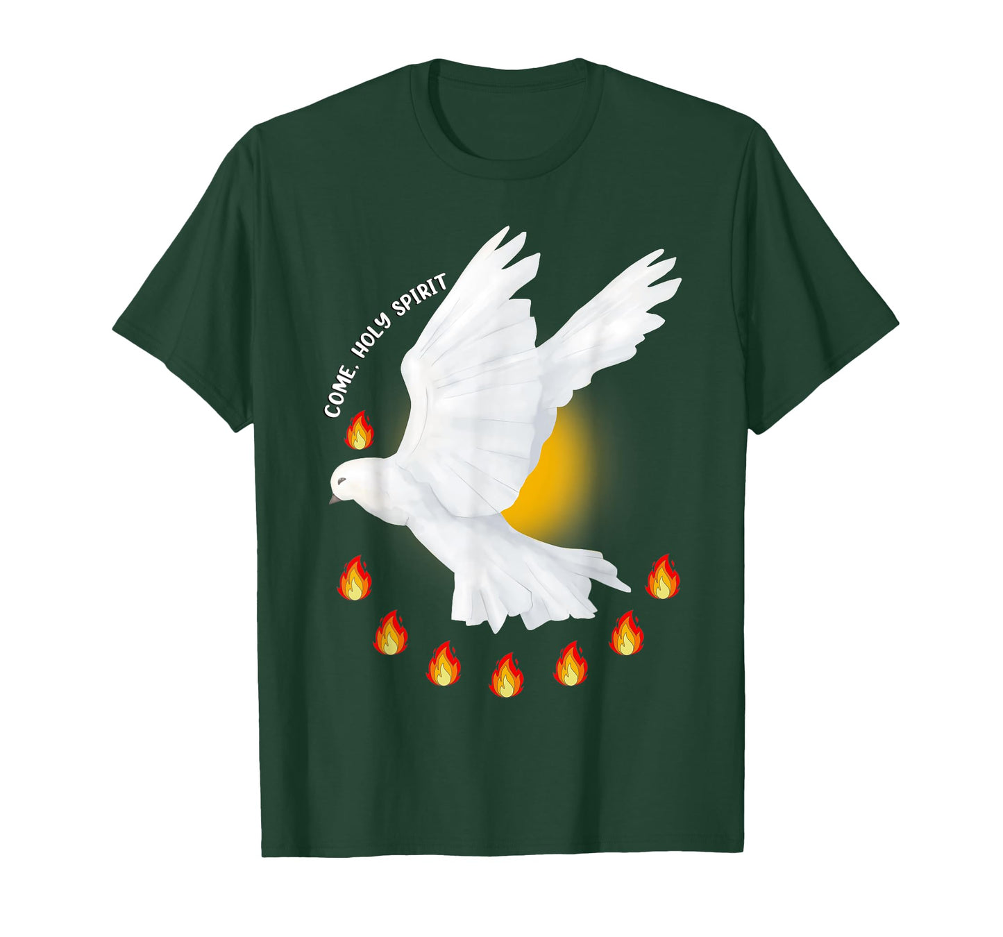 Come Holy Spirit Pentecost Jesus Christian Dove Pentecost T-Shirt