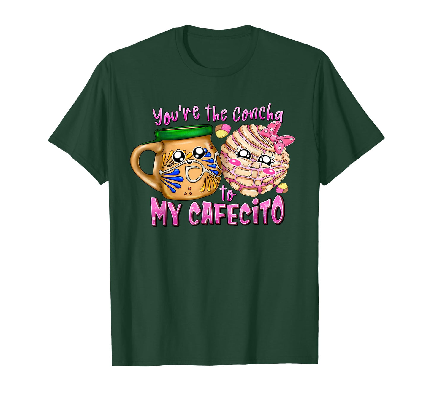 You're the Concha to My Cafecito Christmas Outfits Pajama T-Shirt