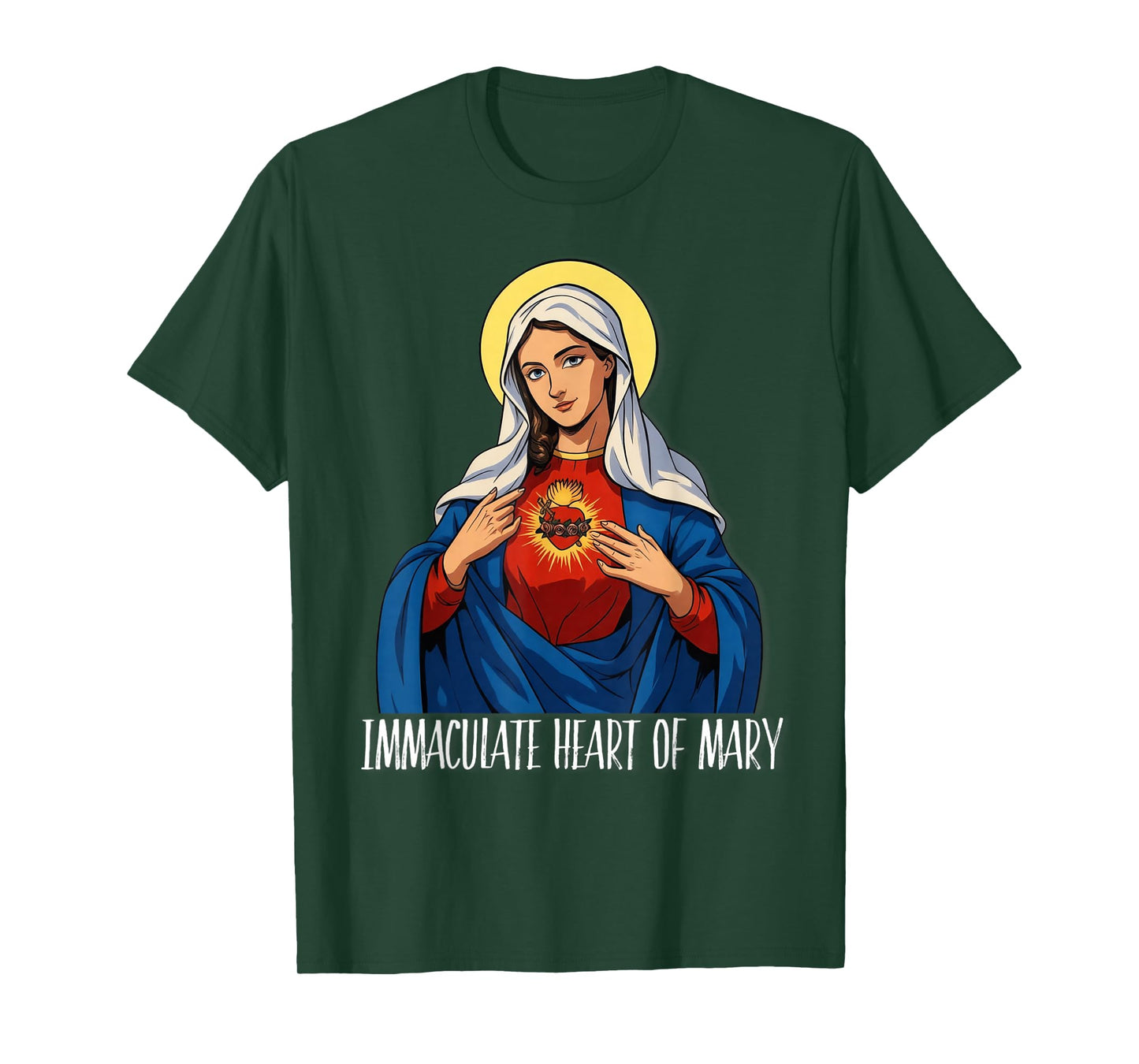 Immaculate Heart of Mary Marian Catholic T-Shirt