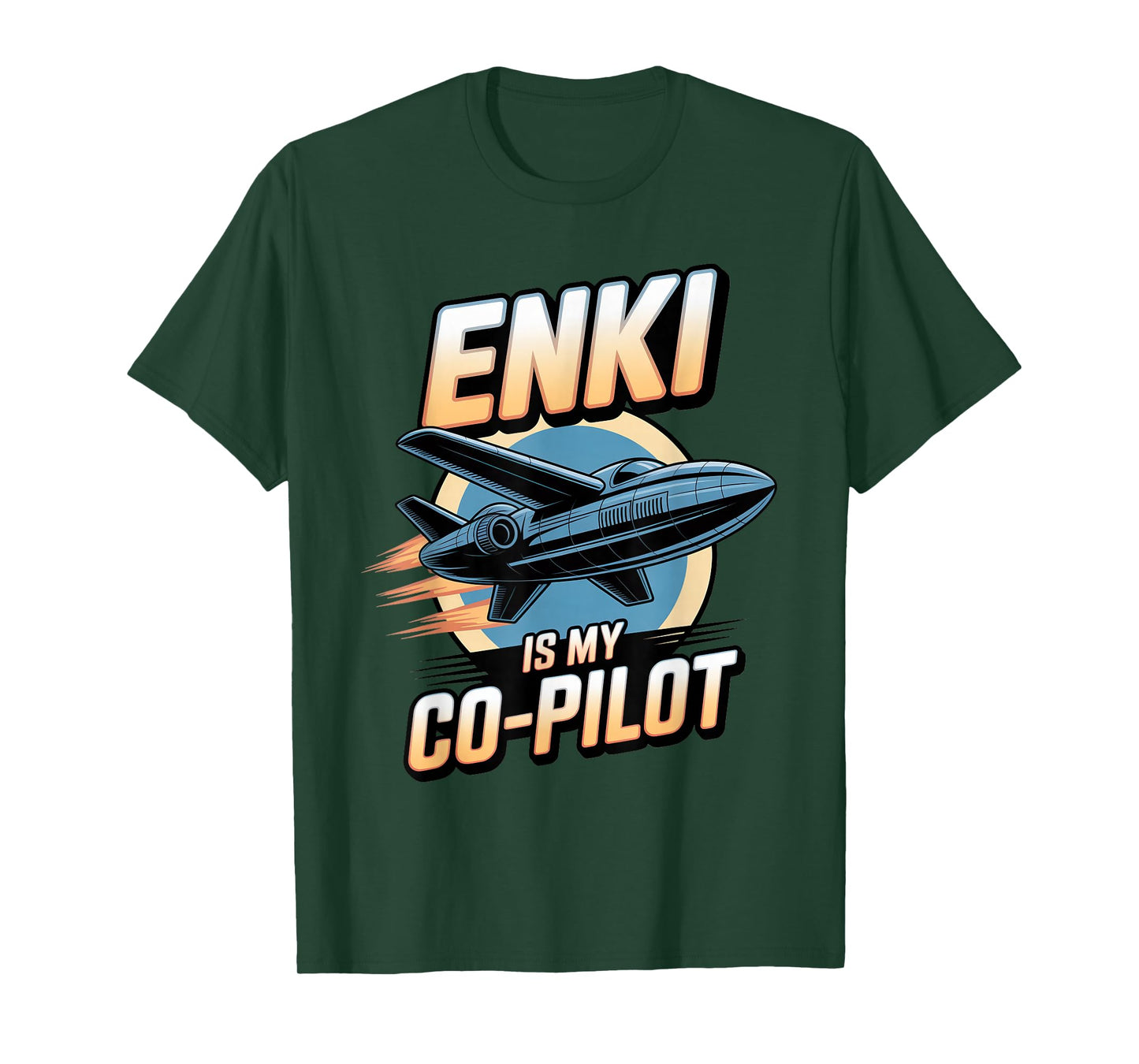 Enki is My Co-Pilot Sumerian God Anunnaki Aliens Belief T-Shirt