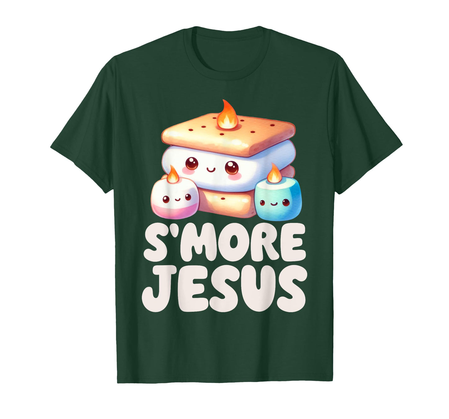 Smore Jesus Kawaii S'more Christian Funny Pun Religious T-Shirt
