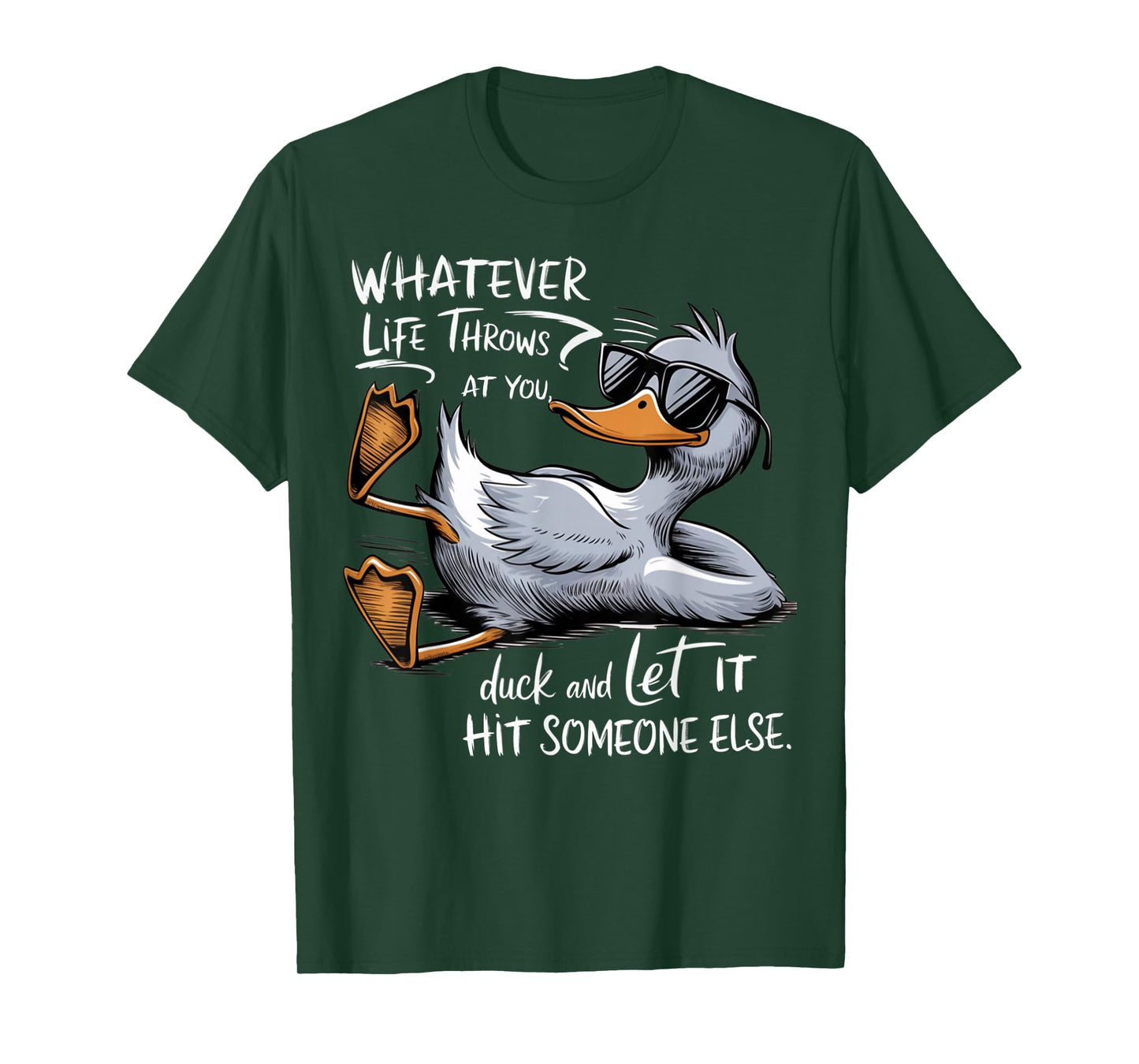 Funny Duck Graphic Tees Men Women Teens Funny Quote Gift T-Shirt