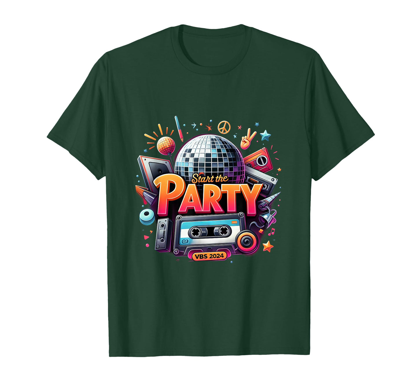 Start The Party Vacation Bible School 2024 Funny VBS 2024 T-Shirt
