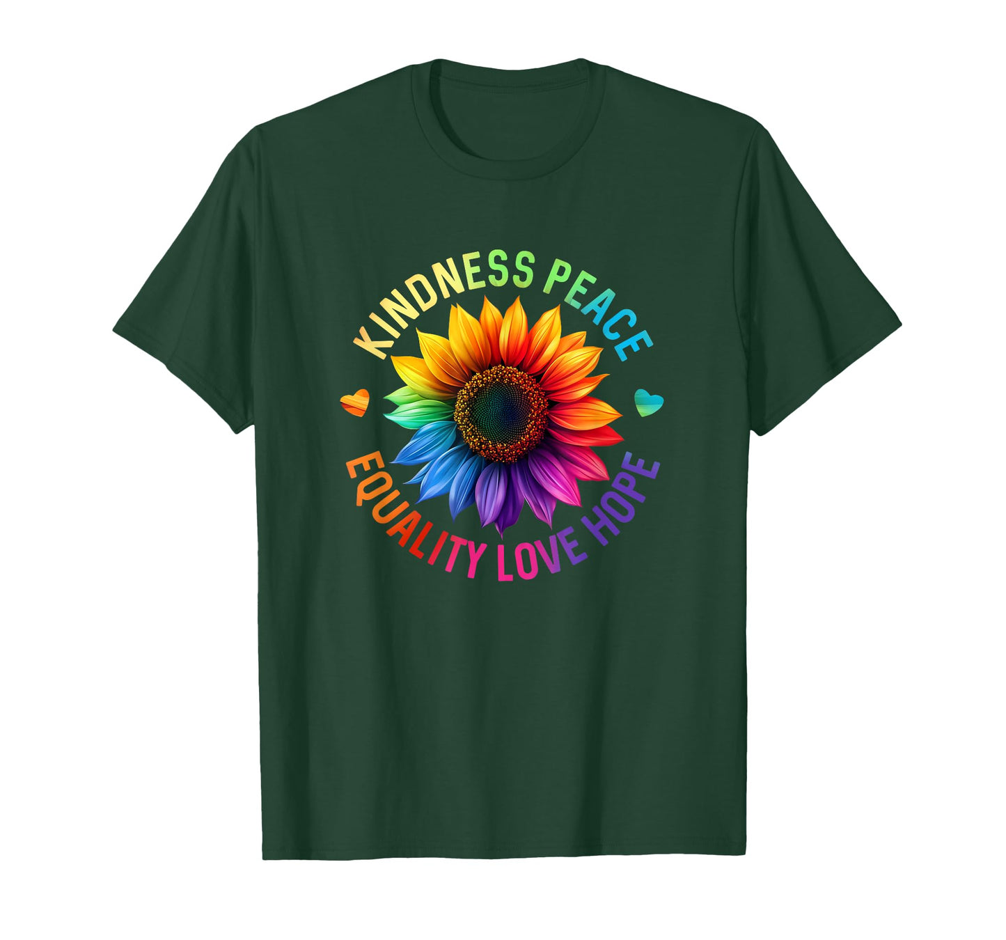 Sunflower Rainbow Ally Lgbtq Lgbt Gay Pride Month Women T-Shirt