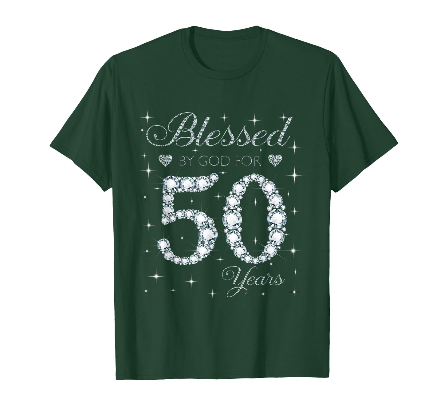 Blessed by God For 50 Years Old 50th Birthday Gift For Women T-Shirt