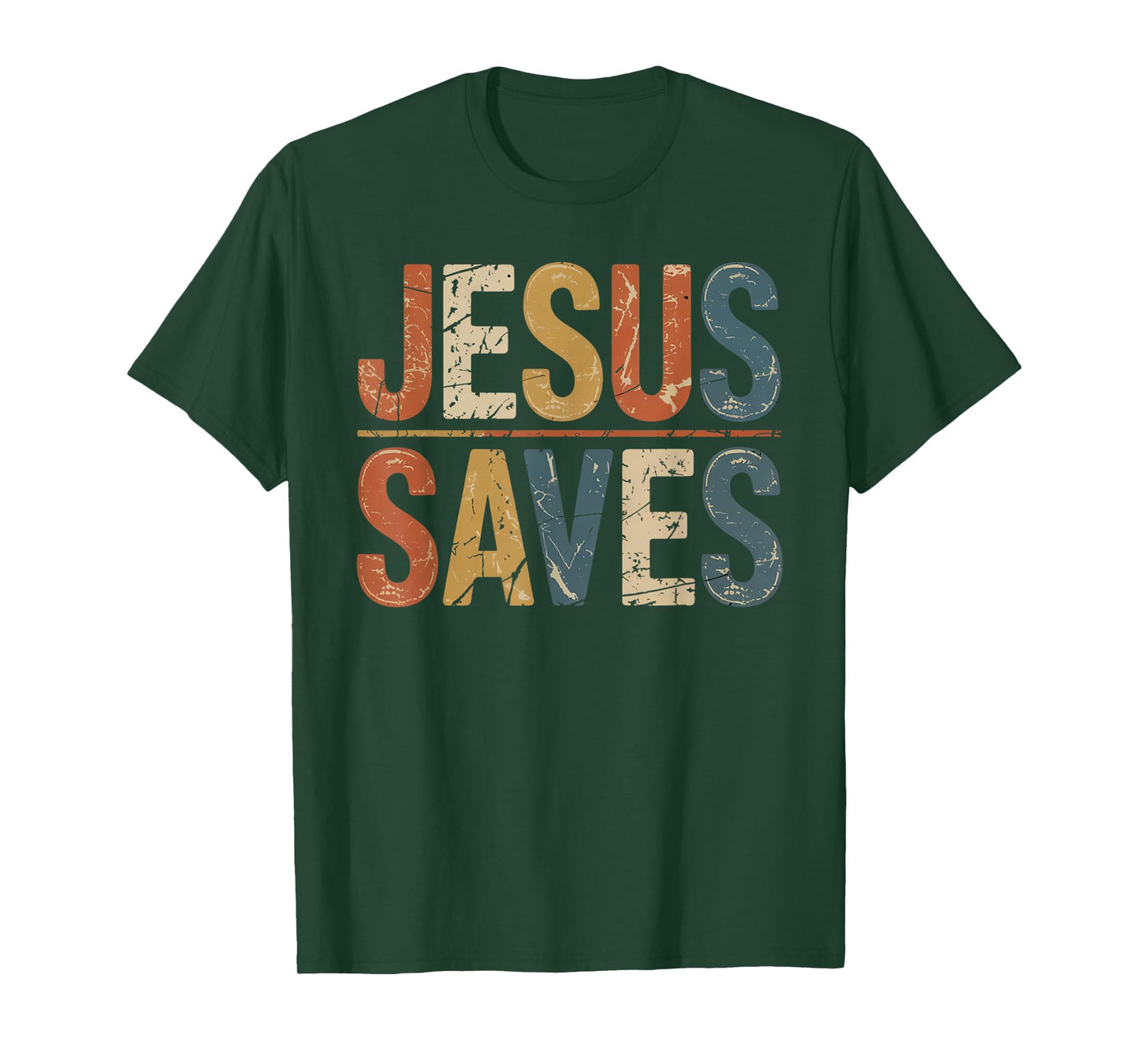 Jesus Saves Cross Christian Religious Faith Mens T-Shirt