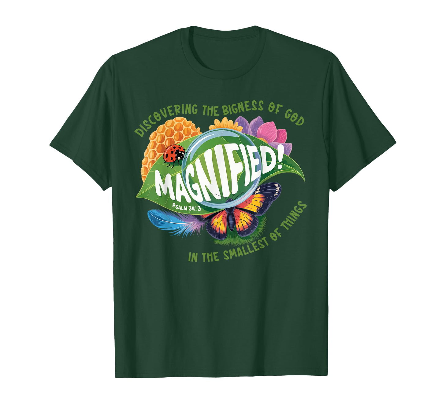 VBS 2025 Magnified Smallest Insects Adventure VBS Bible T-Shirt