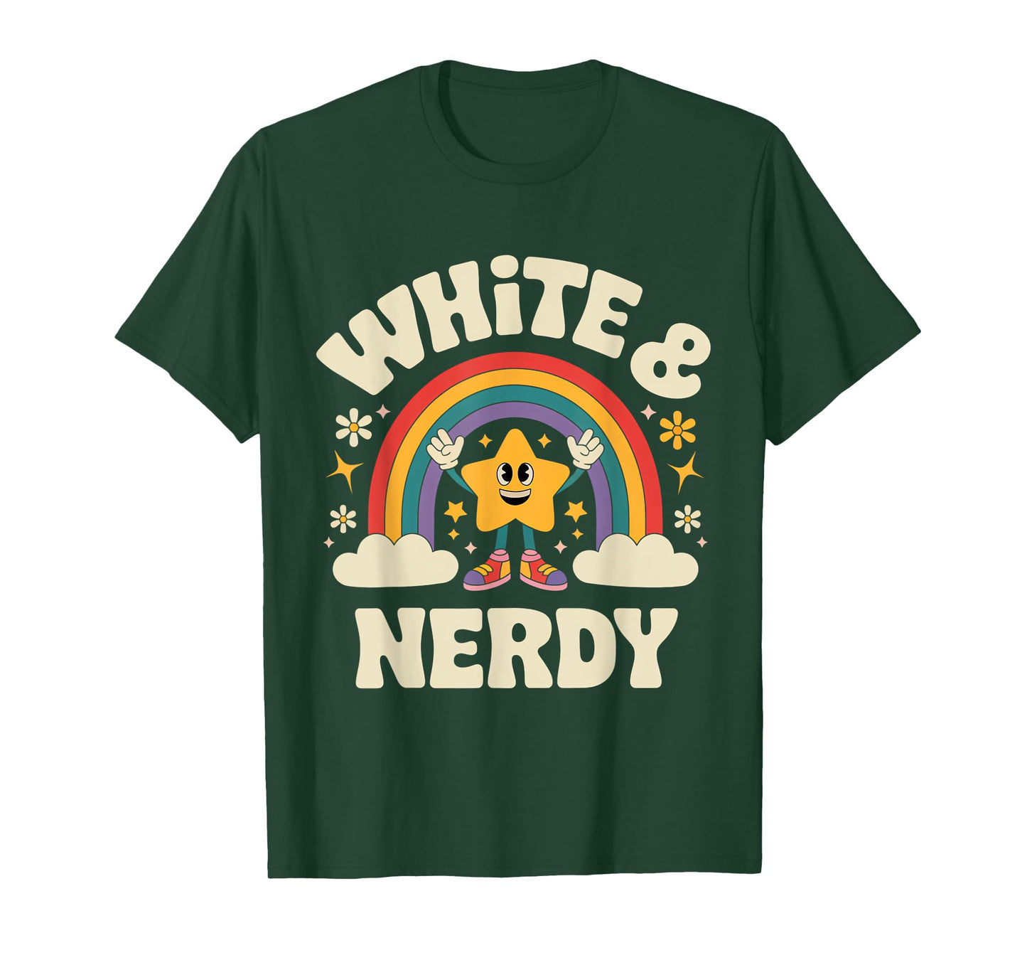White And Nerdy T-Shirt