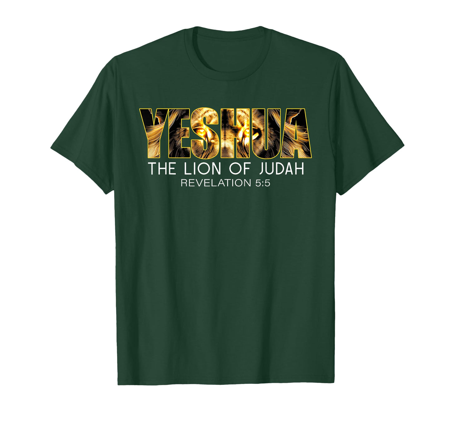 Yeshua Lion of Judah Jesus Religious Christian Revelation T-Shirt