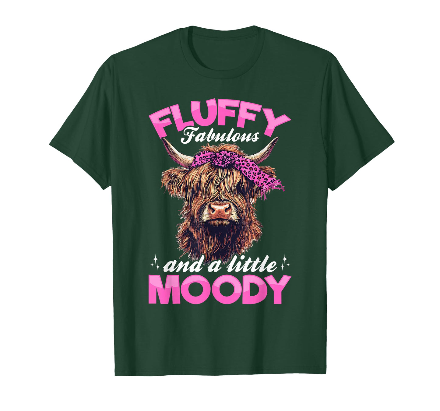 Scottish Highland Cow Fluffy, fabulous, and a little moody T-Shirt