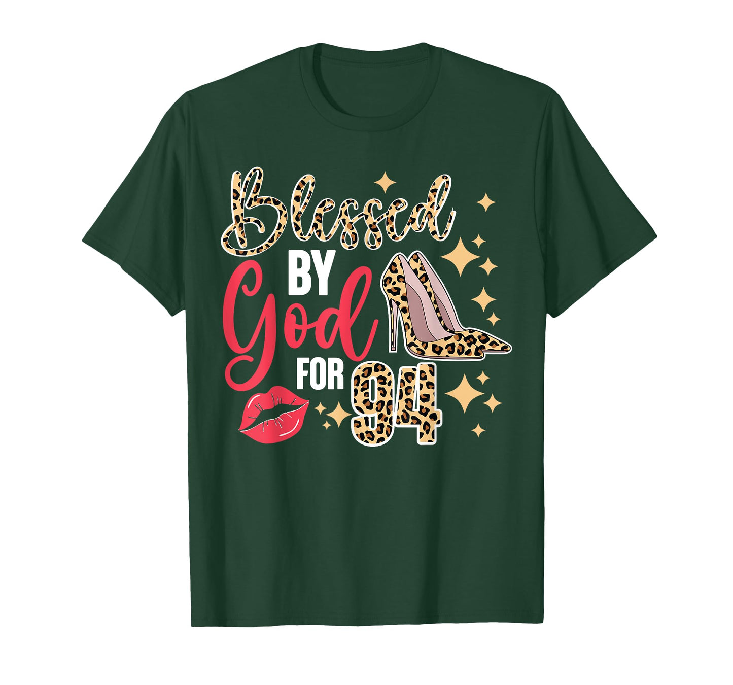 Blessed By God 94 Year Old 94th Birthday It's My 94th Bday T-Shirt