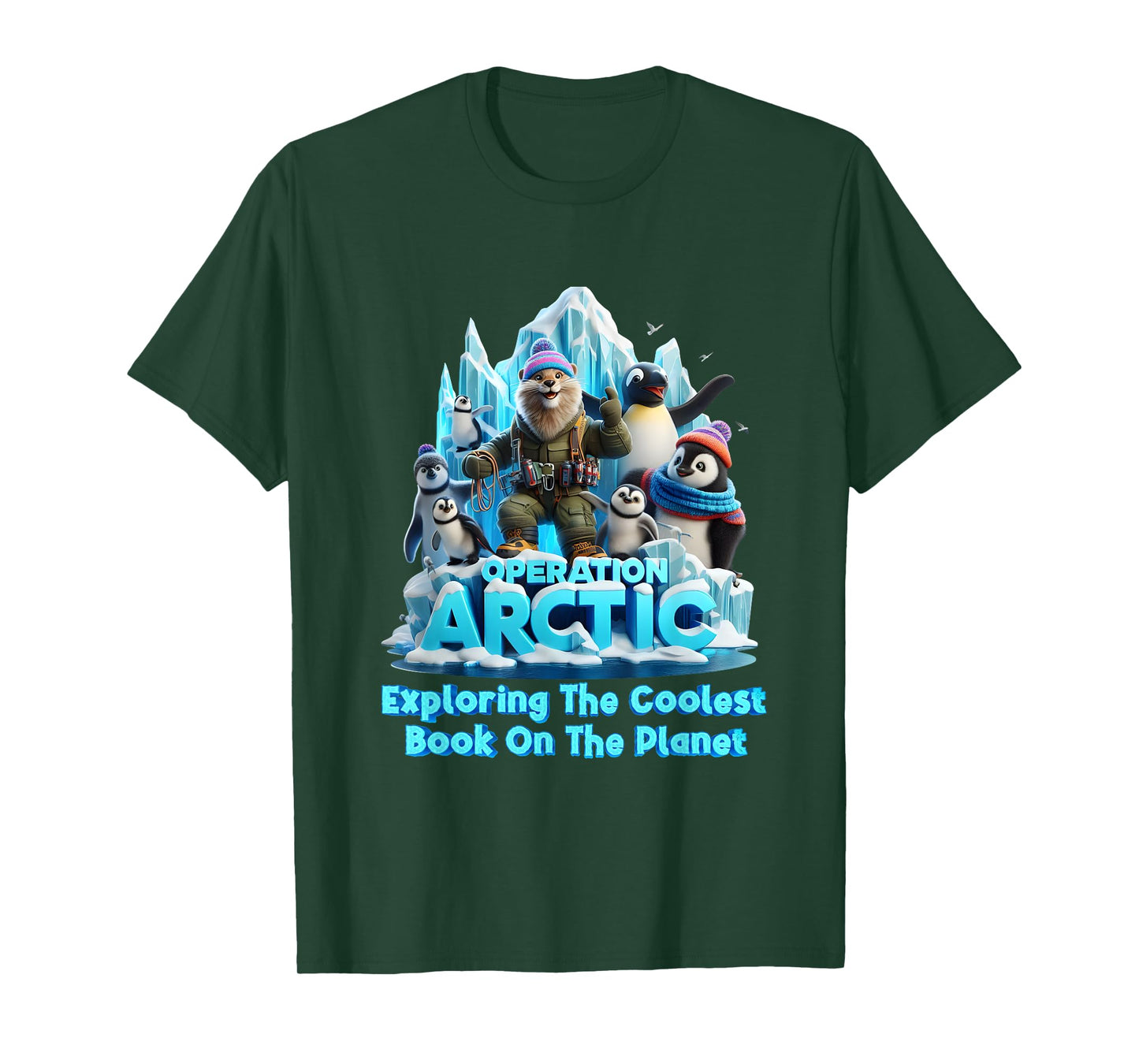 Exploring Coolest Book On Planet VBS 2025 Operation Arctic T-Shirt