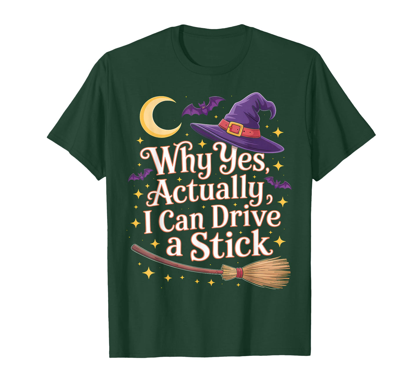 Funny Halloween Why Yes Actually I Can Drive A Stick T-Shirt