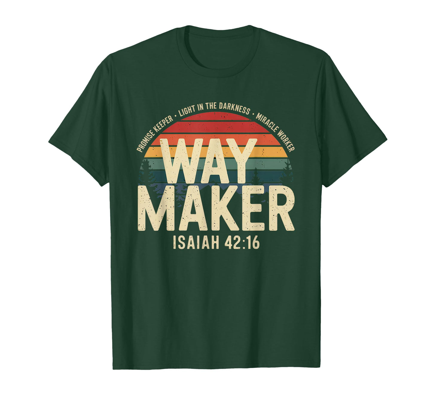 Waymaker Tshirt Promise Keeper Miracle Worker God Christian T-Shirt