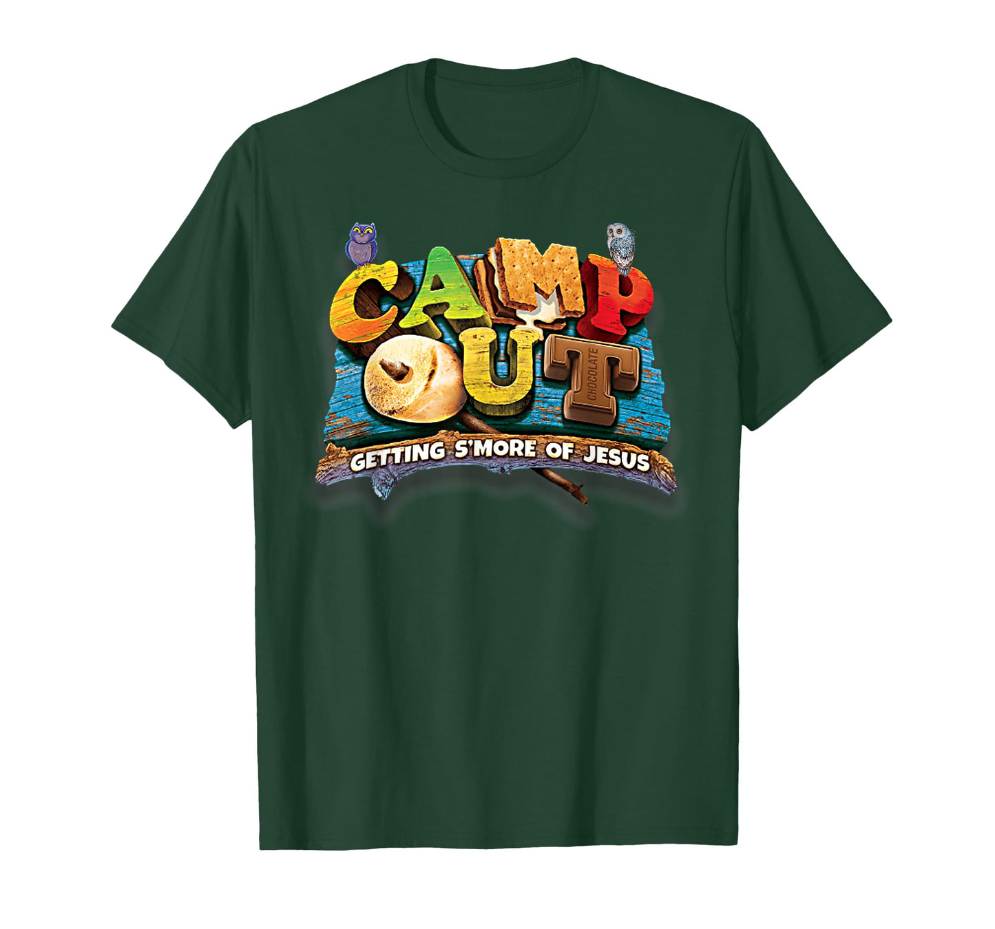 "Camp Out" Getting S'more of Jesus. A cool Summer T-shirt!! T-Shirt