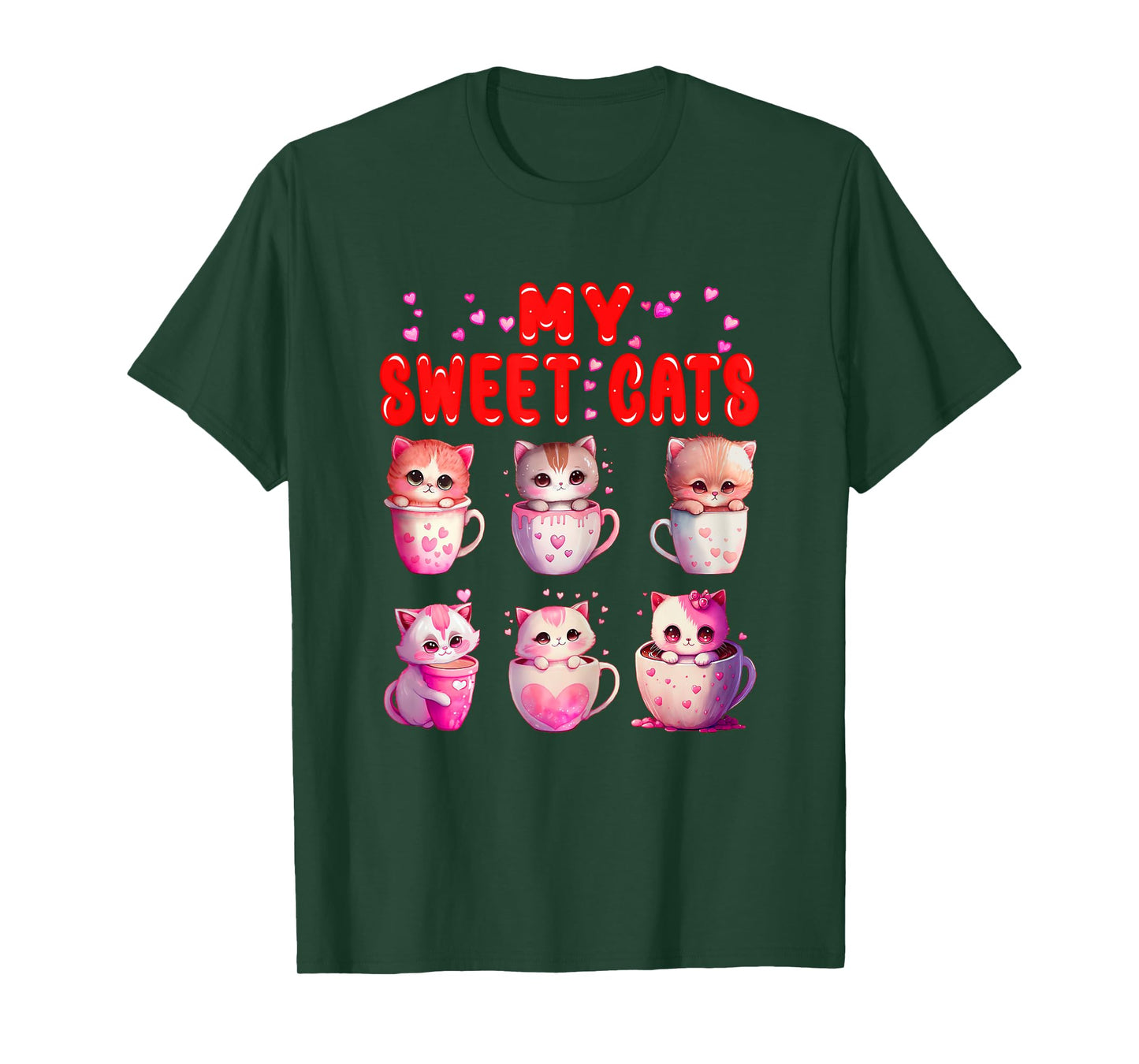 sweet cats Cute Baby Cat Meow Squad Life Is Better With Cats T-Shirt