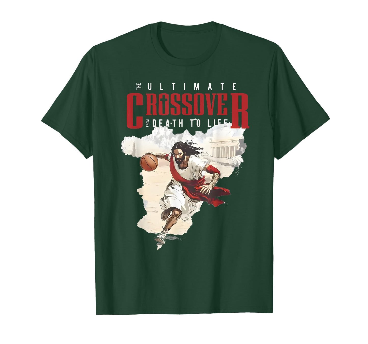 jesus the ultimate funny basketball sports player christian T-Shirt