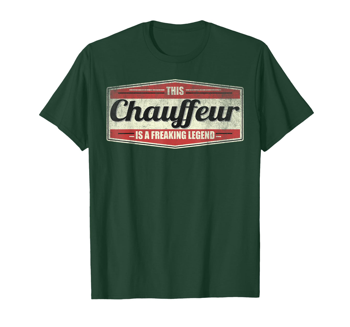 Funny Profession Quote Vintage Chauffeur T-Shirt