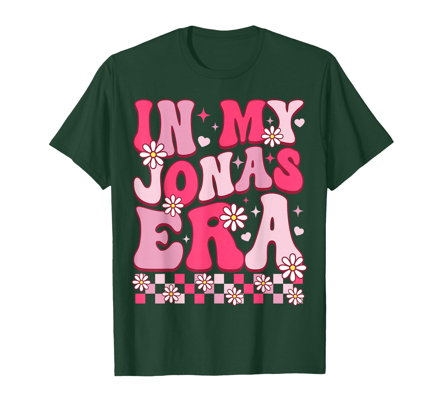 in My Jonas Era Funny Jonas Heart for Men Women Kids T-Shirt