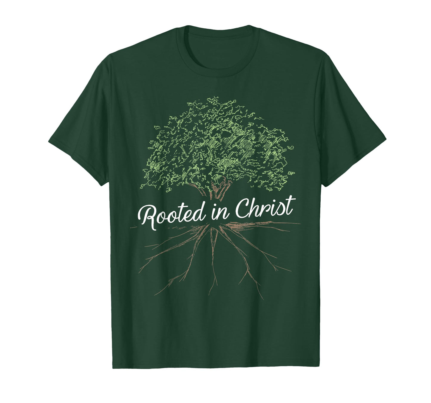 Rooted in Christ - Christian Jesus T-Shirt