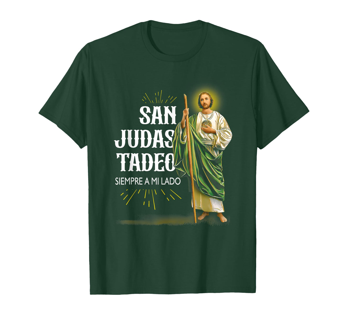 San Judas Tadeo Siempre A Mi Lado Faith Christ Religious T-Shirt