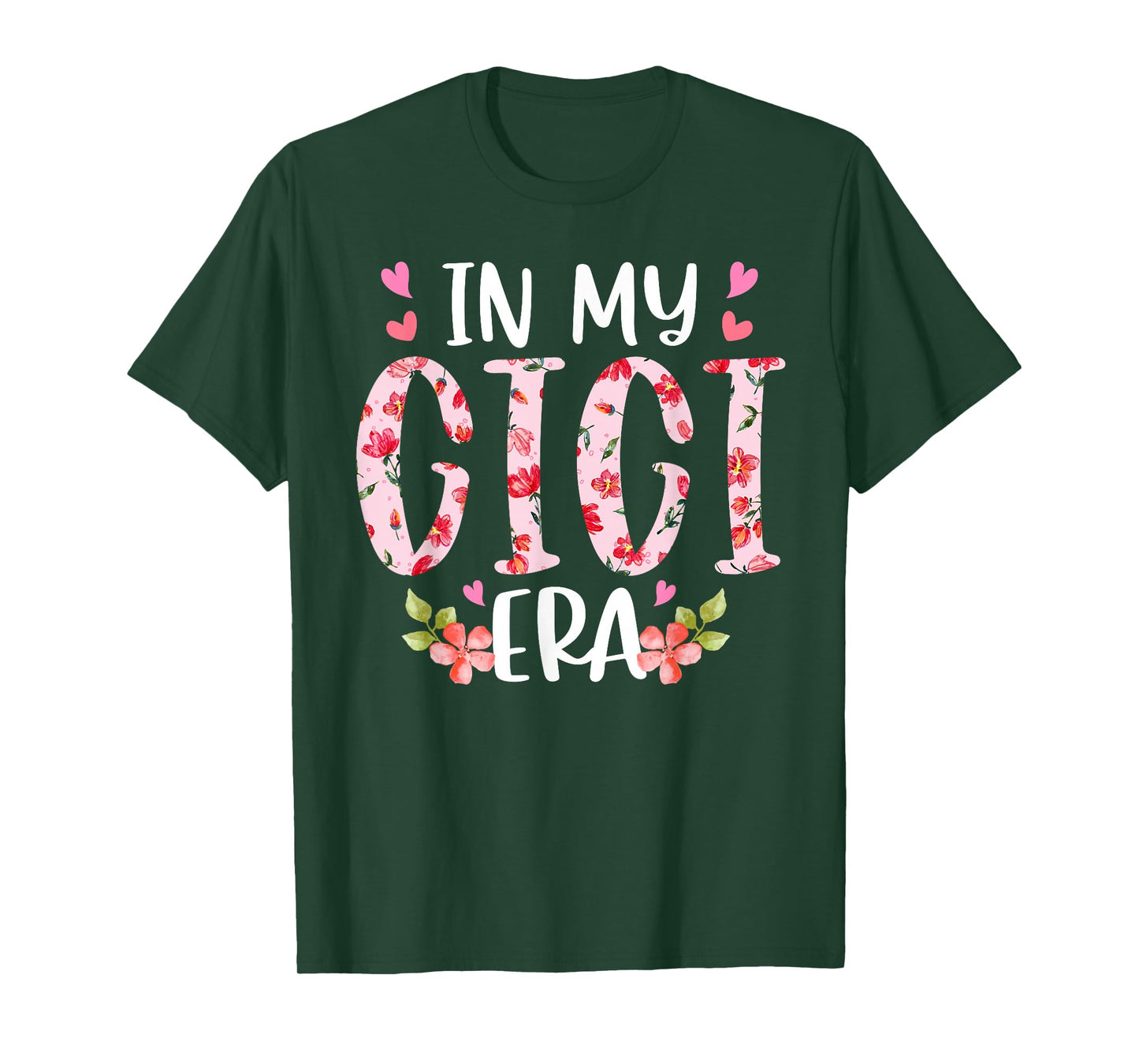 In My Gigi Era Floral Mother's Day Flower Girly Women T-Shirt