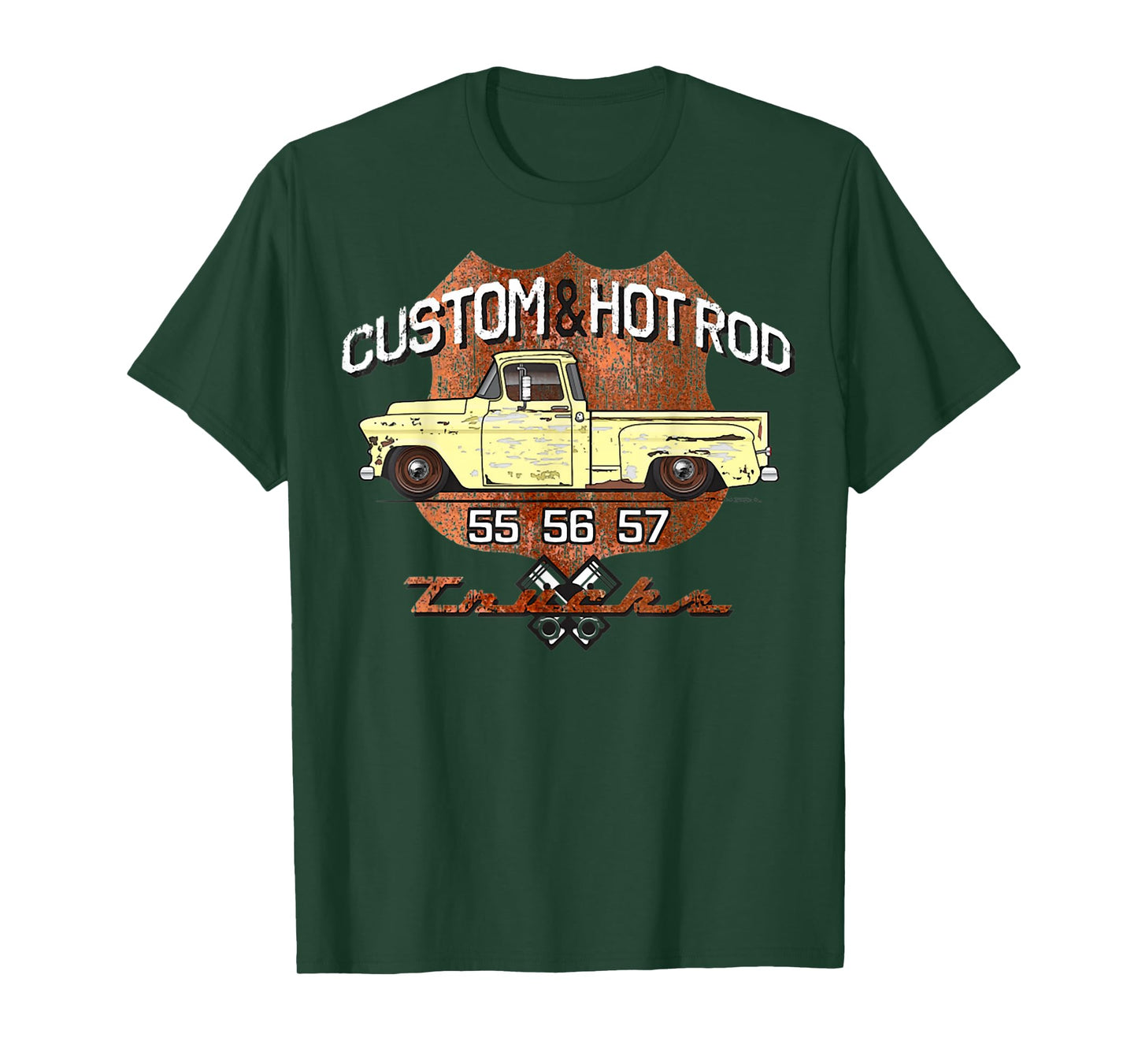 55 56 57 Chevys Truck T-Shirt