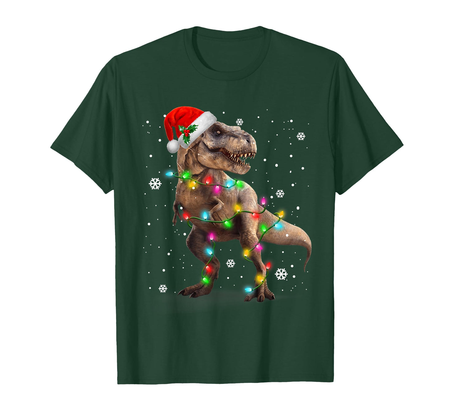 Dinosaur T-rex Tree Christmas Sweater Xmas Pet Dino Trex T-Shirt
