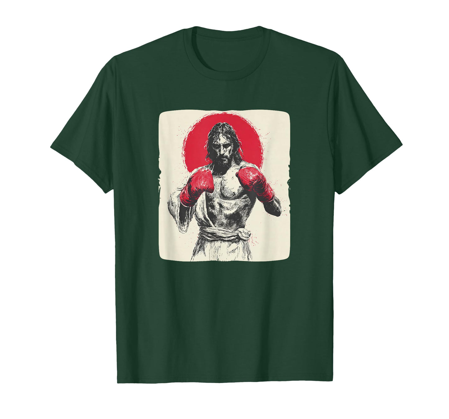 Boxing Lord Jesus Christ for Gloves and Box Ring Lovers T-Shirt