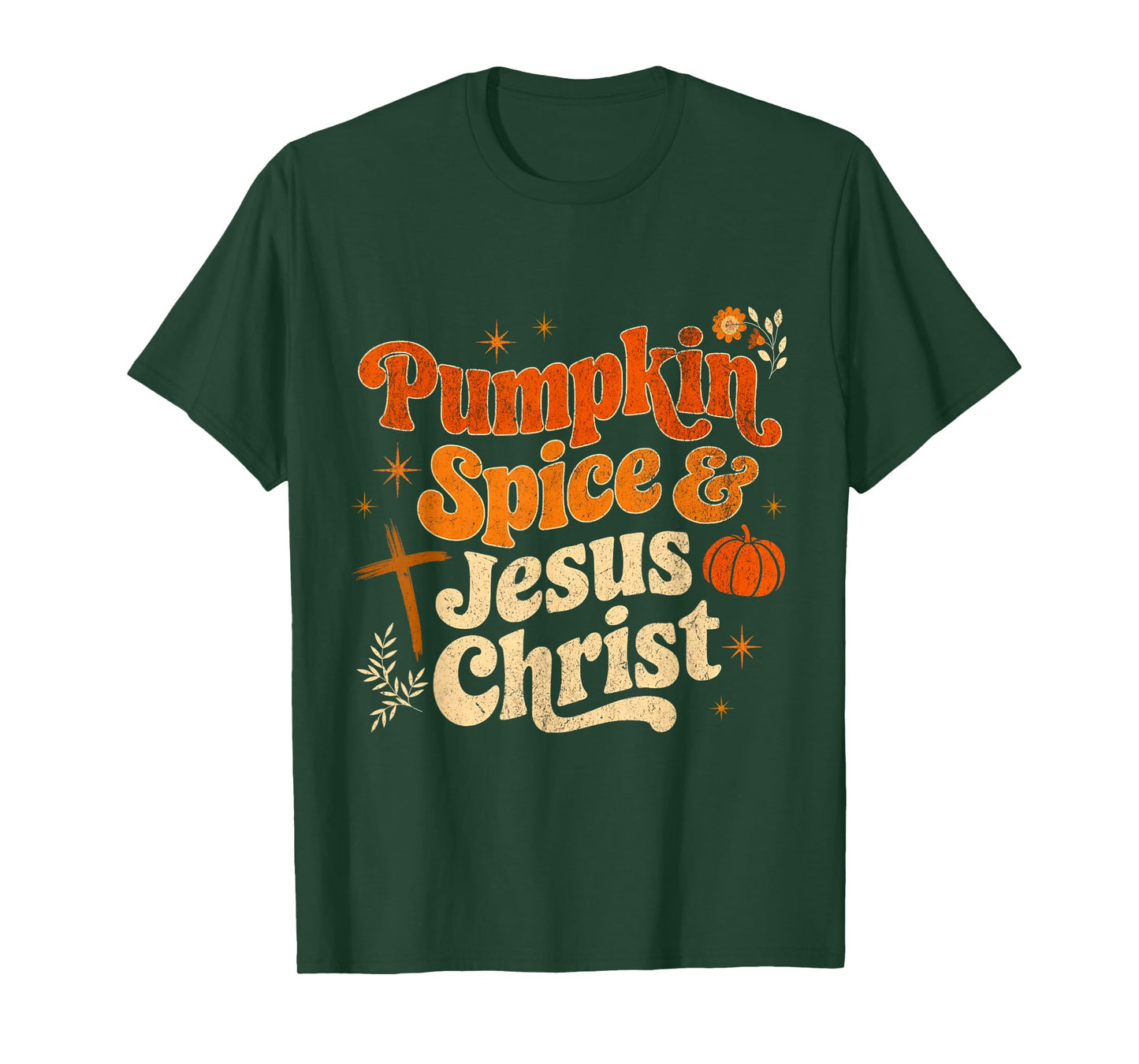 Pumpkin Spice and Jesus Christ Fall Autumn T-Shirt