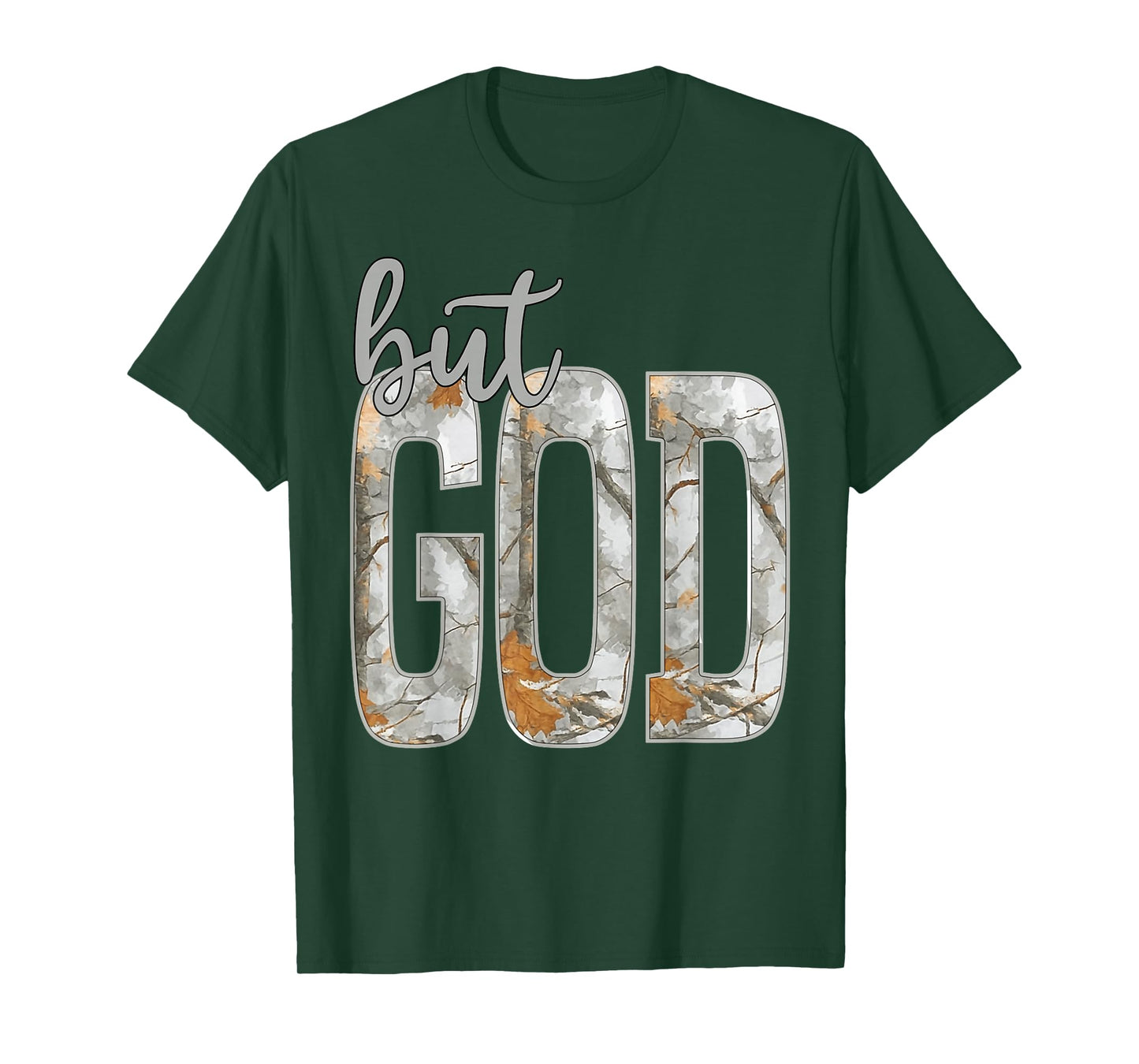 Jesus But God Camo Christian Cross God Faith Bible Religious T-Shirt