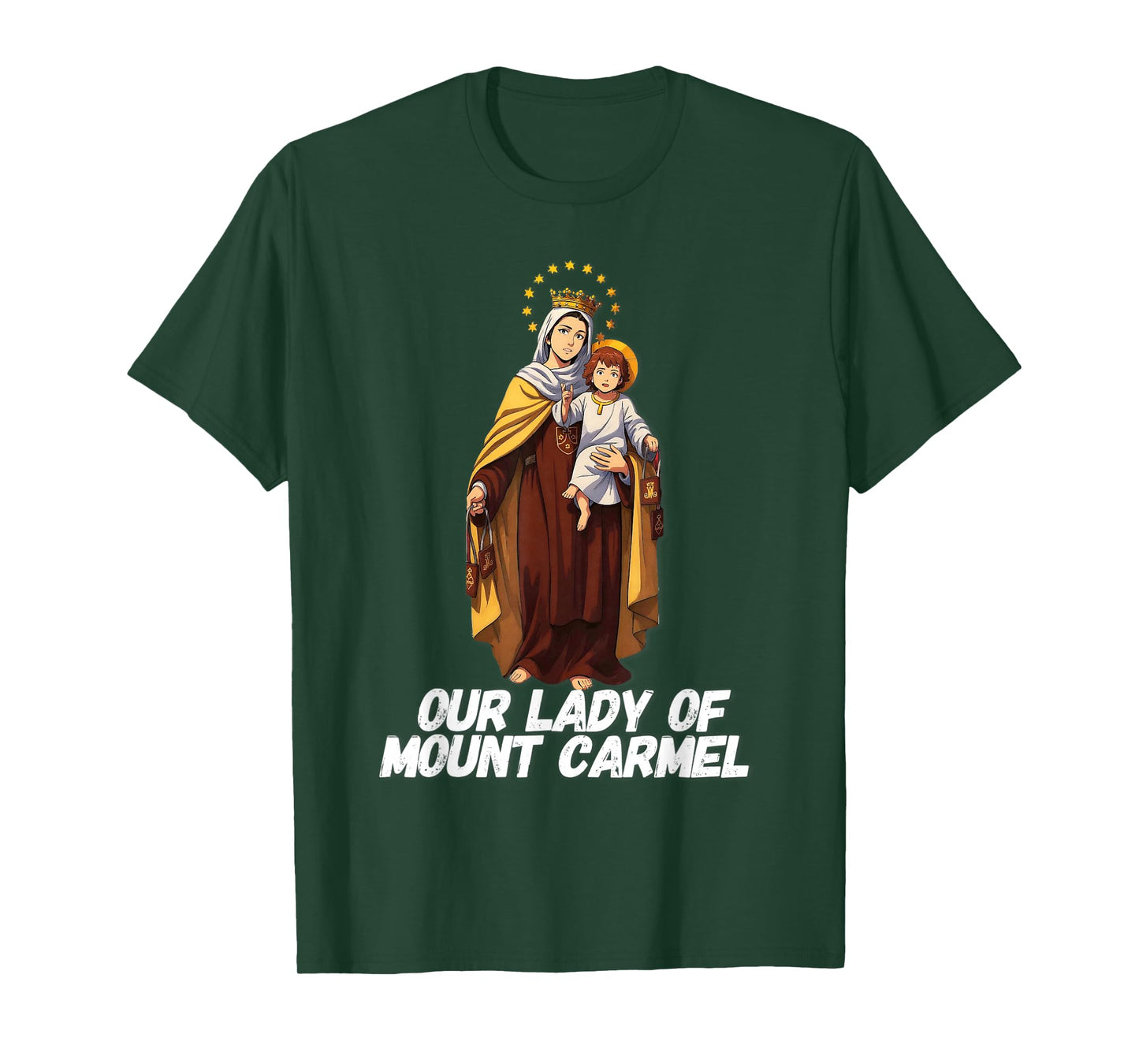 Our Lady of Mount Carmel Marian Catholic T-Shirt