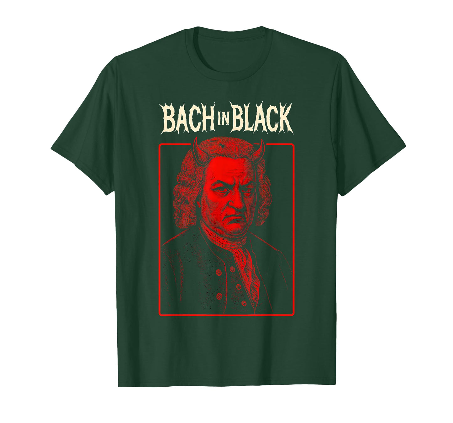 Johann Sebastian Bach Death Metal Classical Music Composer T-Shirt