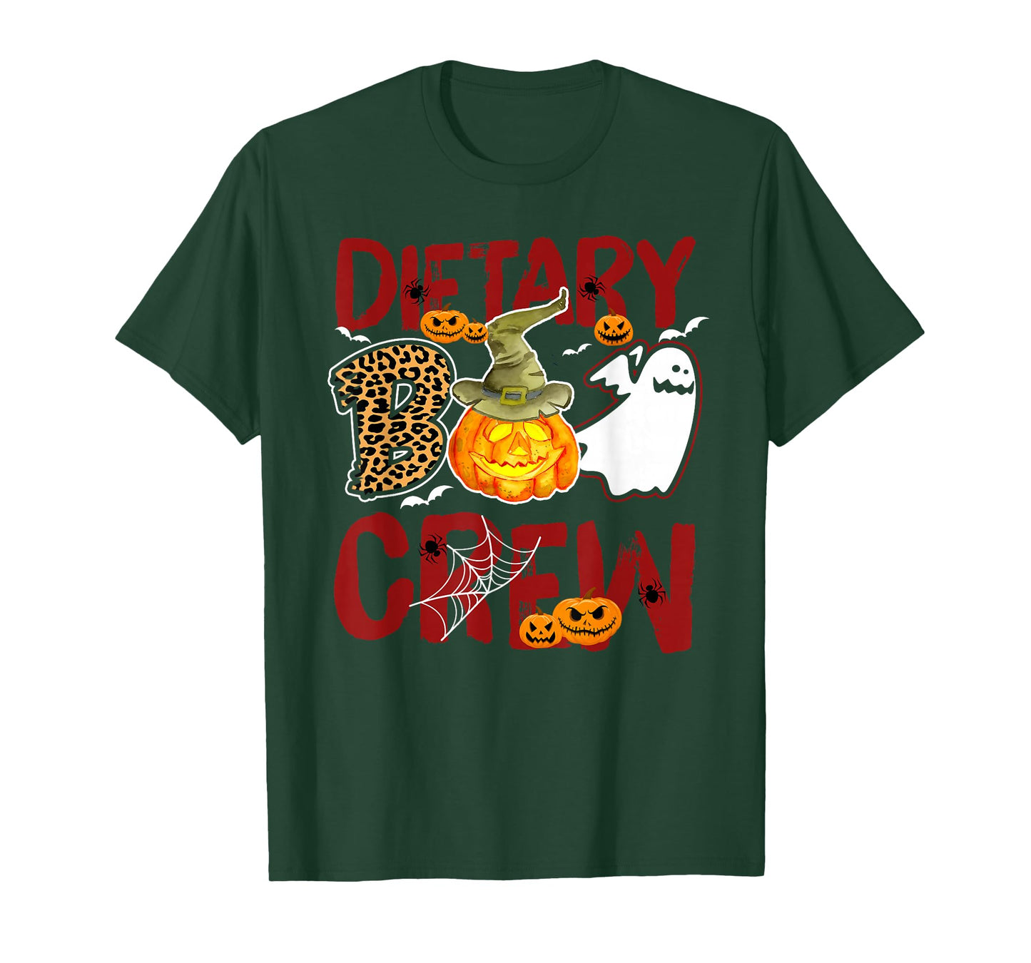 Dietary Boo Crew Halloween Nutritionist Match T-Shirt