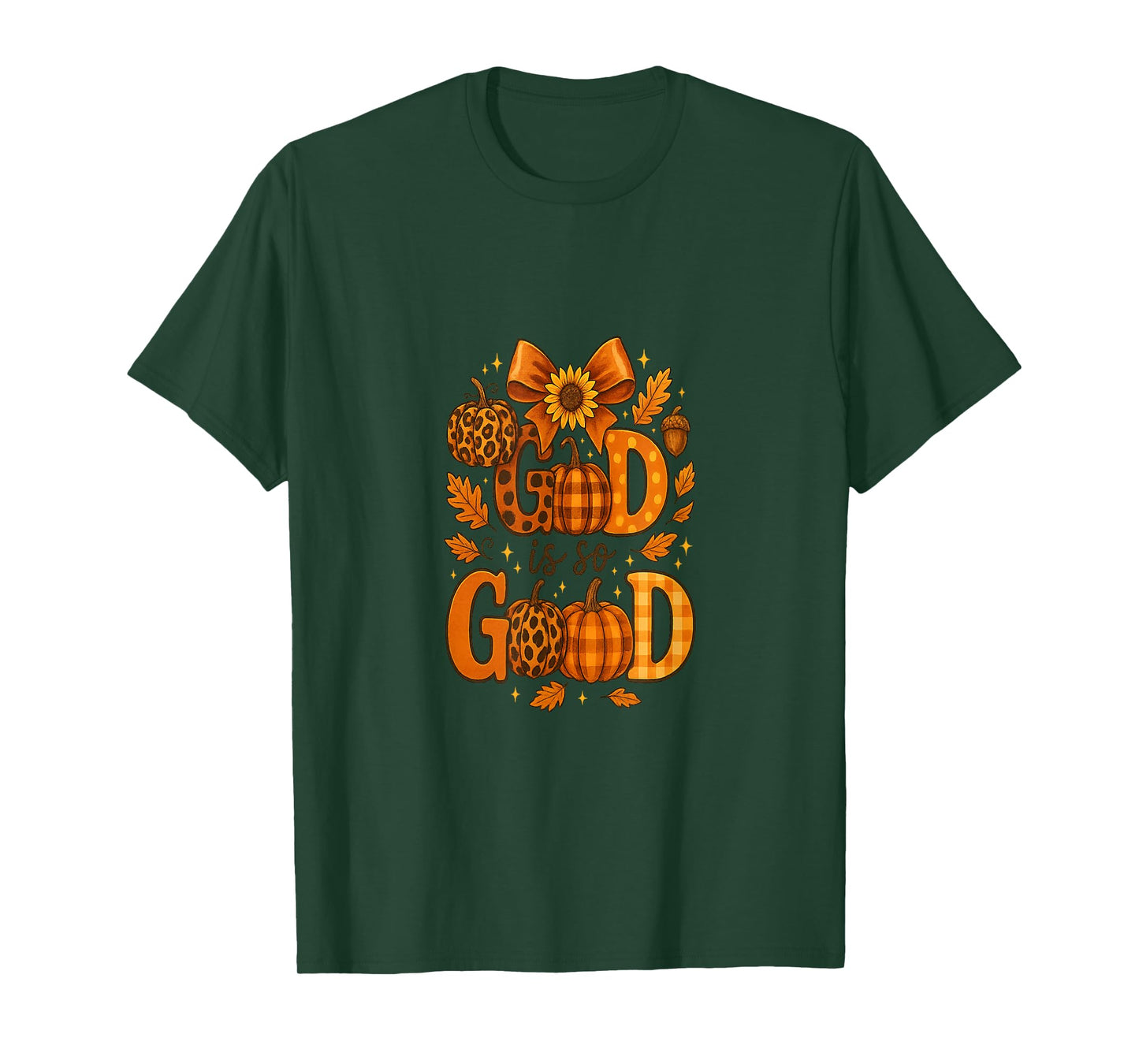 God is So Good Christian Autumn Pumpkin Thanksgiving T-Shirt
