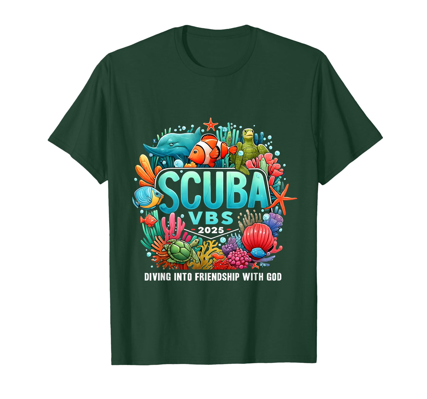 VBS 2025 Scuba Diving Into Friendship With God T-Shirt