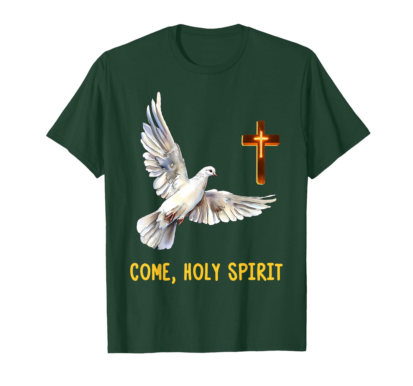 Come, Holy Spirit Cross Dove Christian T-Shirt