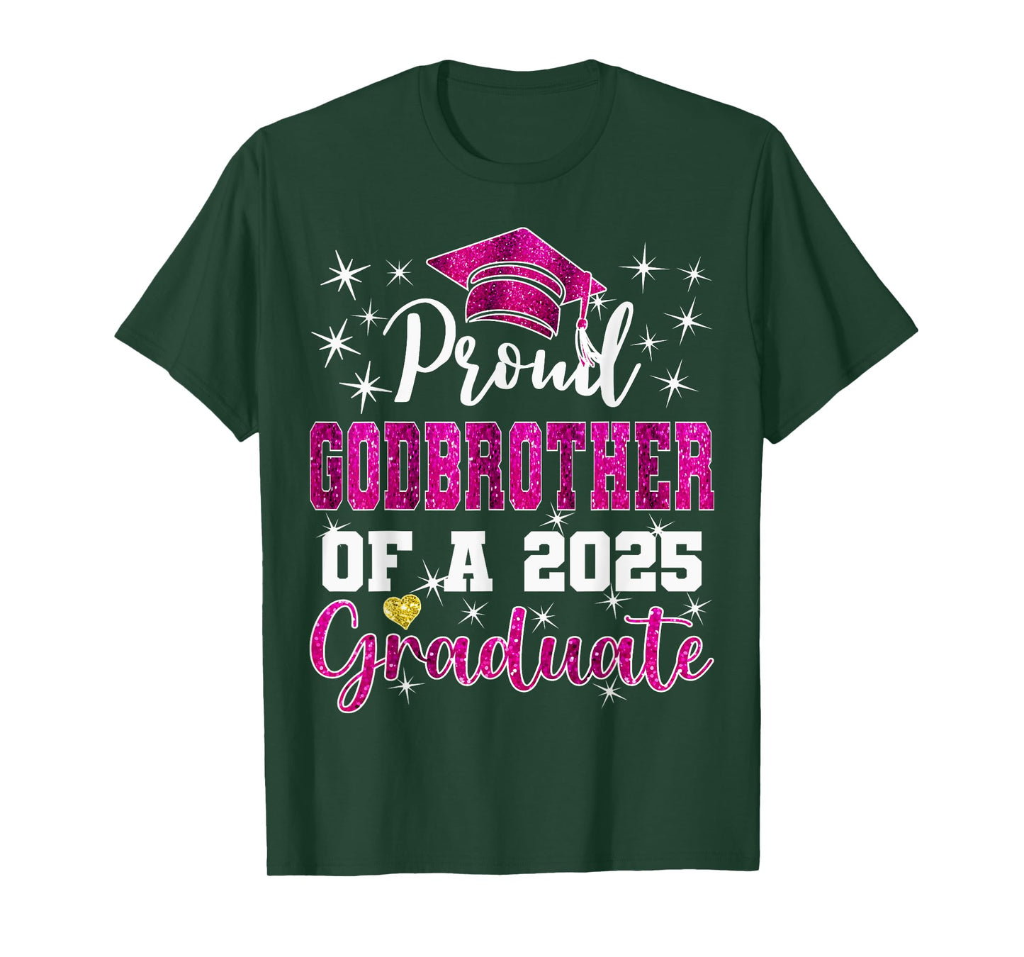Super Proud Godbrother of 2026 Pinkuate Pinkuation Family T-Shirt