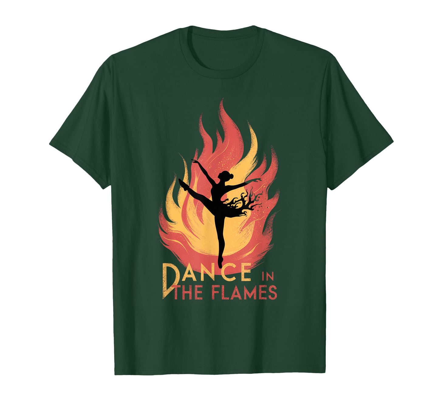 Dance in the Flames Ballet Dance T-Shirt