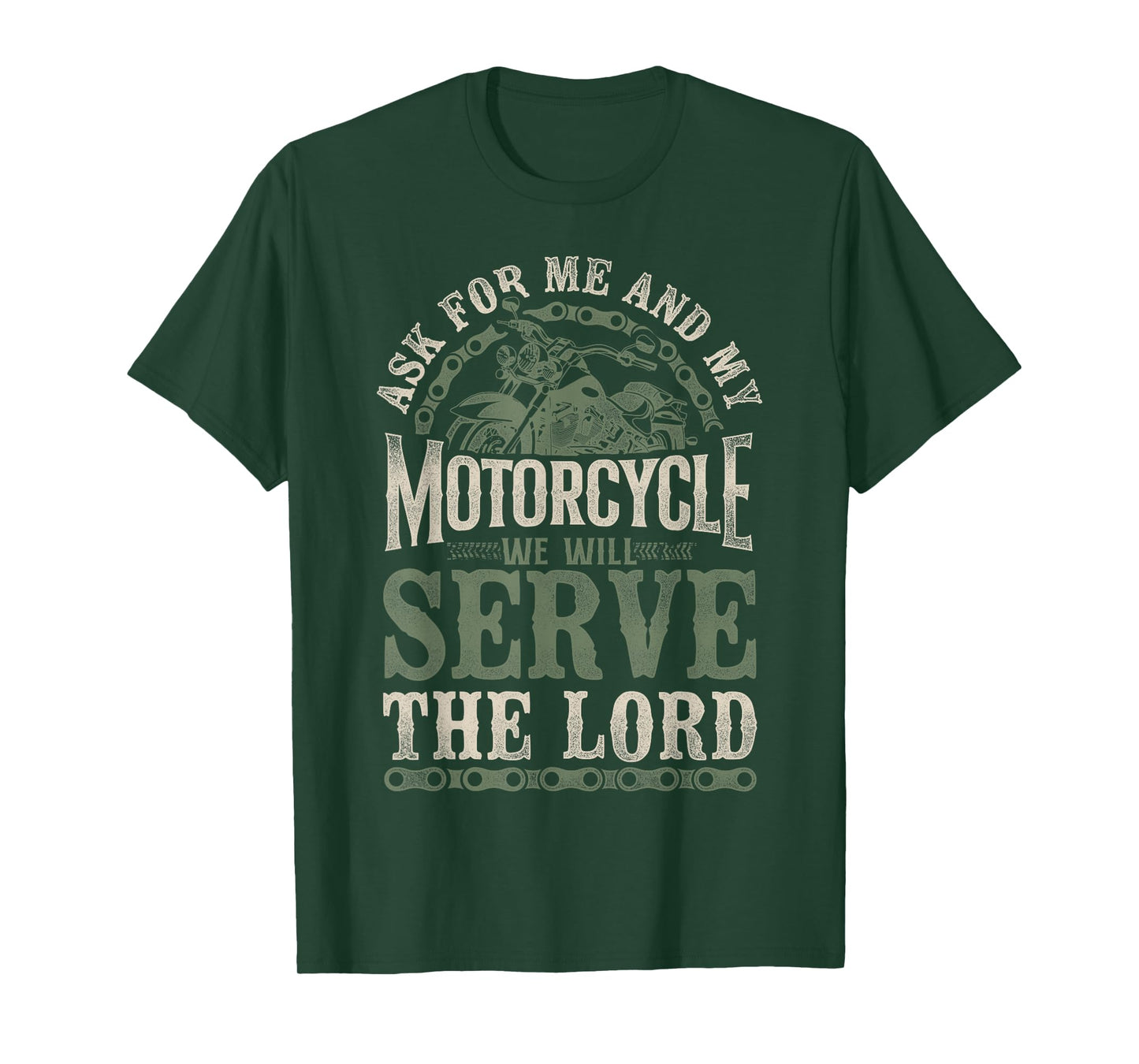 Classic Motorcycle Biker Jesus Faith Christian Biker As For T-Shirt