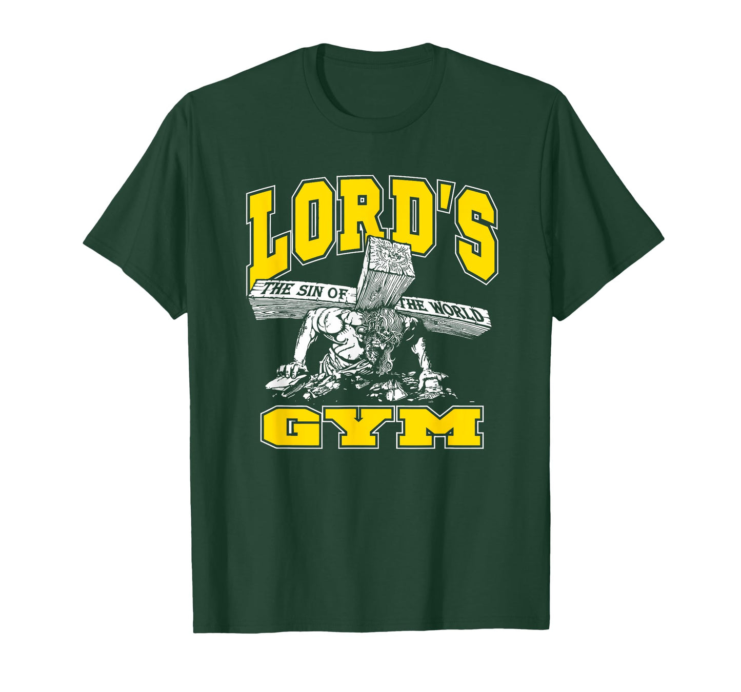 Lords Gym - Lord's The Sin of World Jesus T-Shirt